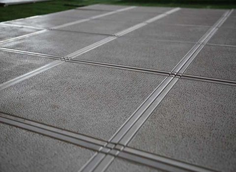 تصویر 2 از قیمت موزاییک چرمی پیاده رو طوسی + رقابتی و به صرفه